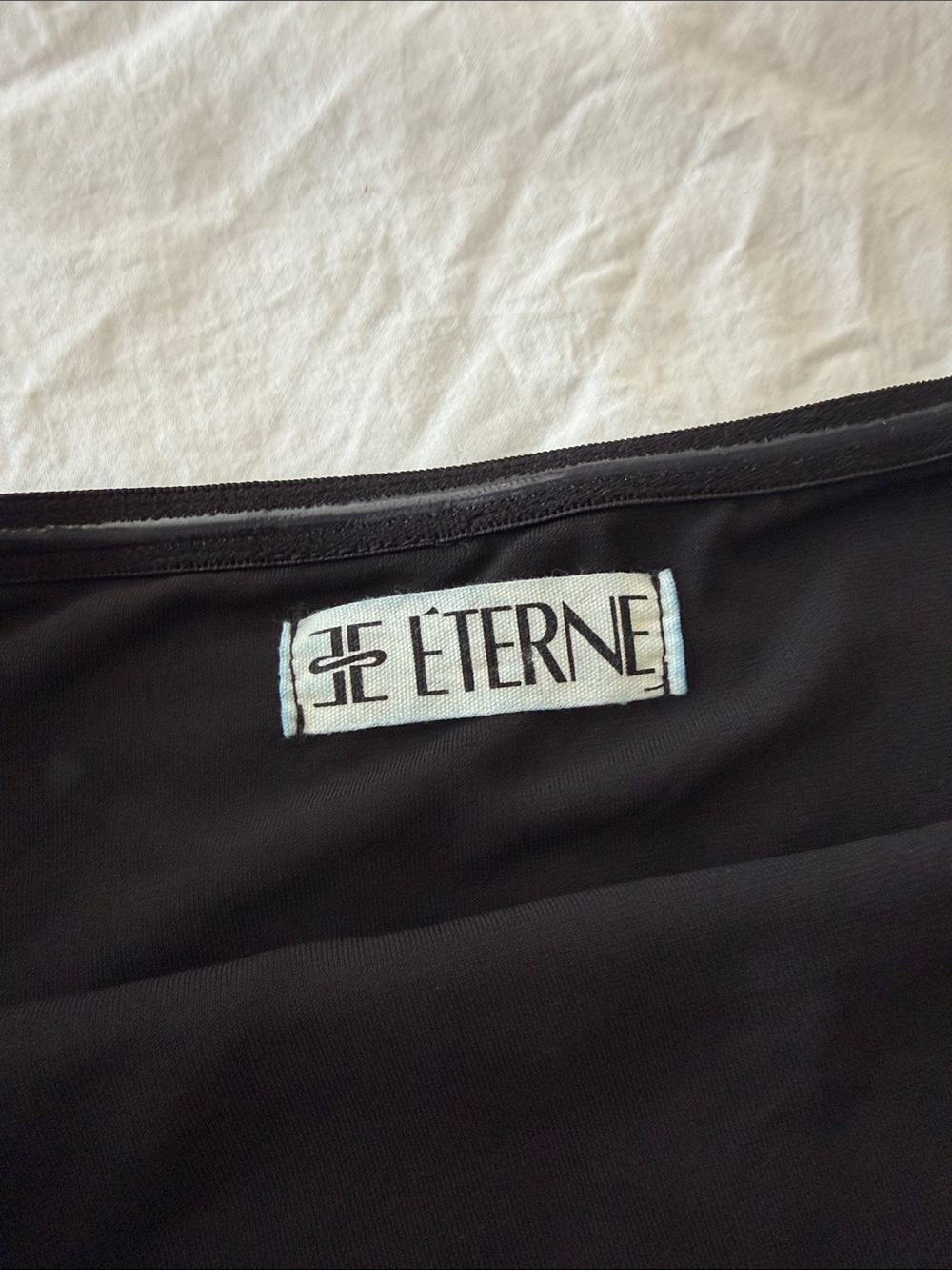Éterne Black Jersey Tube Top - Picture 3 of 5